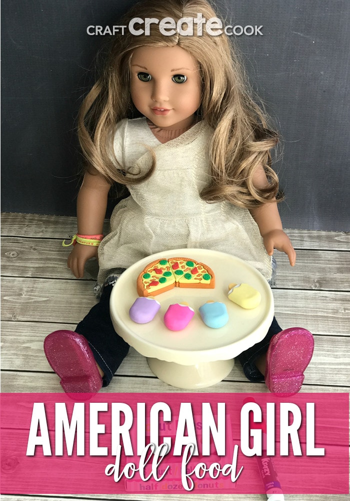 A little creative thinking it all it takes to make this easy DIY American Girl Doll Food. 