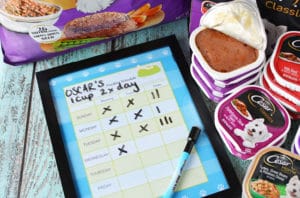 Our Free Printable Pet Feeding Schedule will help you remember to feed your pet