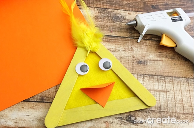 This Easter Chick Popsicle Stick Craft will be the perfect craft to make with your kids this Easter.