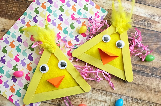 Easy Easter Popsicle Stick Craft - Craft Create Cook