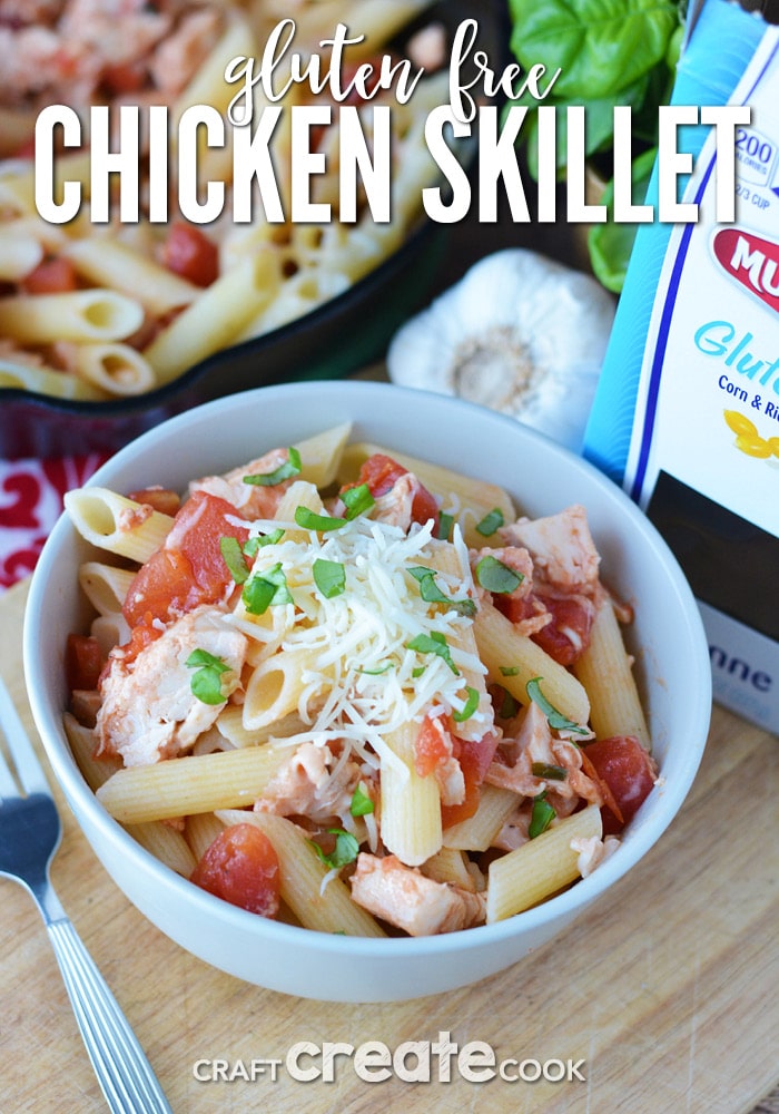 If you're looking for a tasty gluten free chicken skillet this is the best recipe!