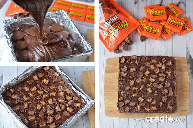 You'll be surprised how easy it is to make this decadent Reese's Chocolate Peanut Butter Fudge.
