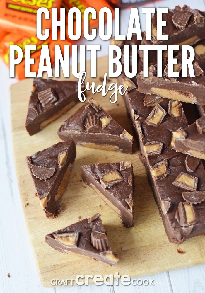 You'll be surprised how easy it is to make this decadent Reese's Chocolate Peanut Butter Fudge.