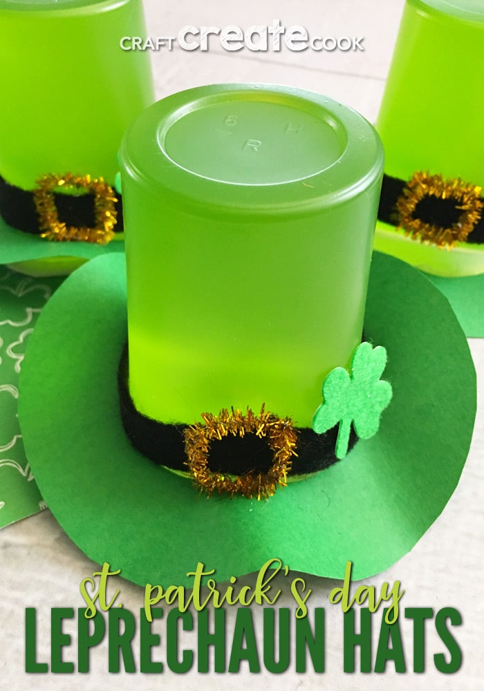 This St. Patrick's Day Treat Leprechaun Hat is the perfect luck of the Irish snack .