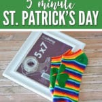 Our inexpensive and affordable 5 minute St. Patrick's Day Decorations are perfect for your home.