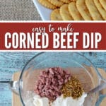 If you've made corned beef for St. Patrick's Day, save a few slices for this amazing corned beef dip.