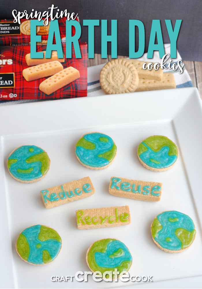 These easy springtime Earth Day cookies are a cinch to make and so delicious!