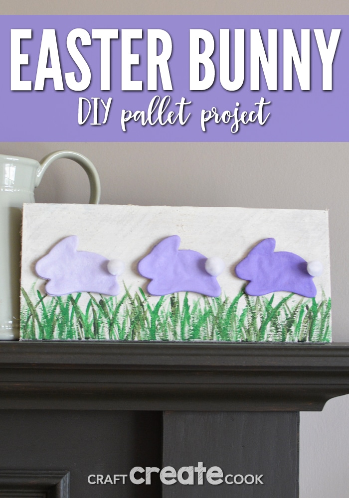 You won't believe how easy this DIY Easter Pallet Project is! Plus, it's a great piece of home decor for the coming season!