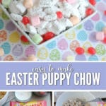 Easter Puppy Chow is the perfect snack for sharing!