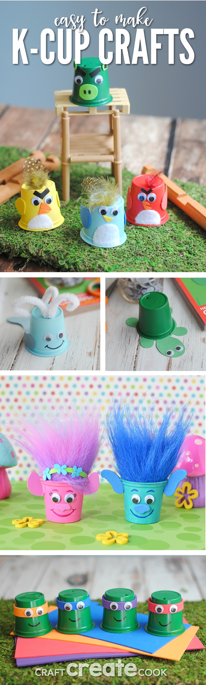 Upcycle and Reuse K-Cups to make these fun k-cup crafts!