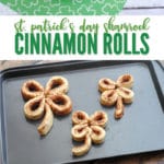 Shamrock Cinnamon Rolls are the perfect St. Patrick's Day breakfast!