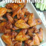 These homemade chicken wings are easy to make and taste just as good as the restaurant version!