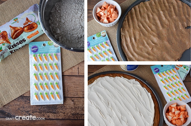 If you love carrot cake and you love pizza, my Easter carrot cake dessert pizza is for you!
