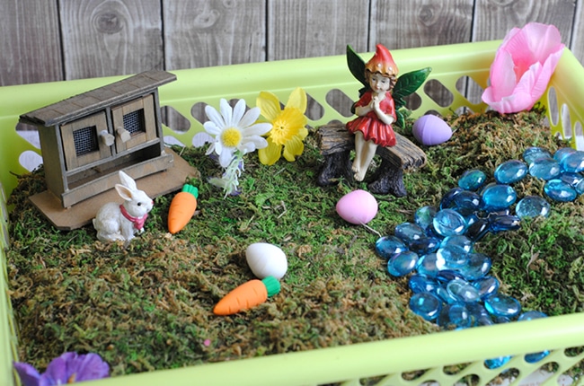 Fairy Gardens are perfect for spring, especially Easter!