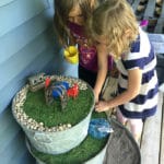 Making you own fairy garden is super fun and a great way to interact with your kids!