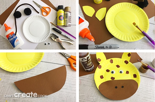 If you love April the Giraffe and her new little baby you'll love our April the Giraffe Inspired Paper Plate Craft.