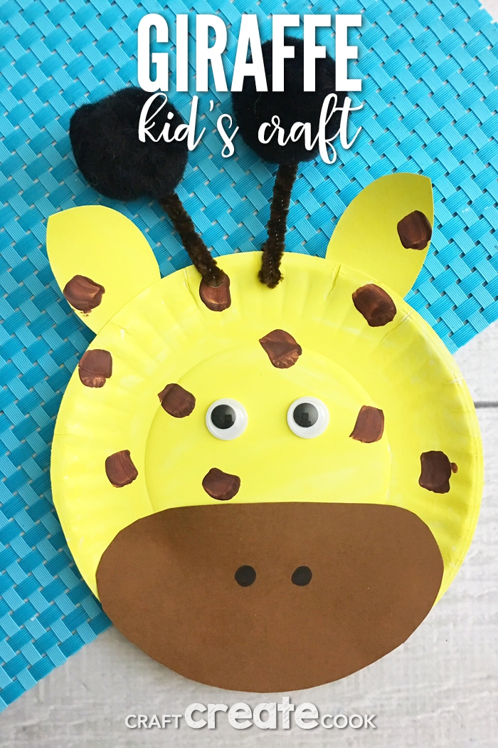 If you love April the Giraffe and her new little baby you'll love our April the Giraffe Inspired Paper Plate Craft.