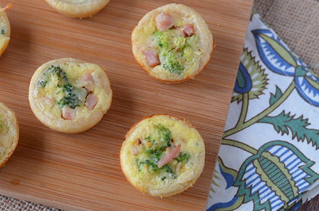 Looking for a leftover ham recipes? Easter has come and gone and it's the perfect time to make our Ham Broccoli Tarts!