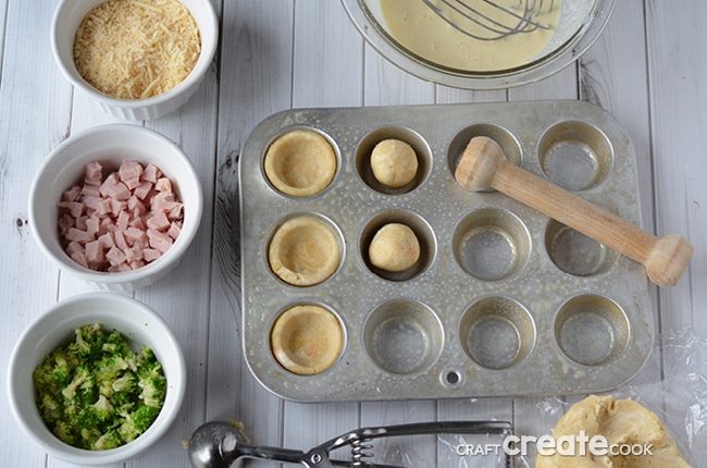 Looking for a leftover ham recipes? Easter has come and gone and it's the perfect time to make our Ham Broccoli Tarts!