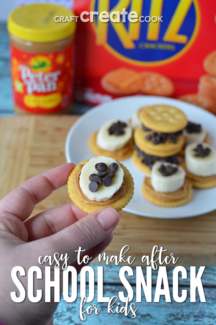 It takes only 4 ingredients to make this fun and easy after school snack for kids.