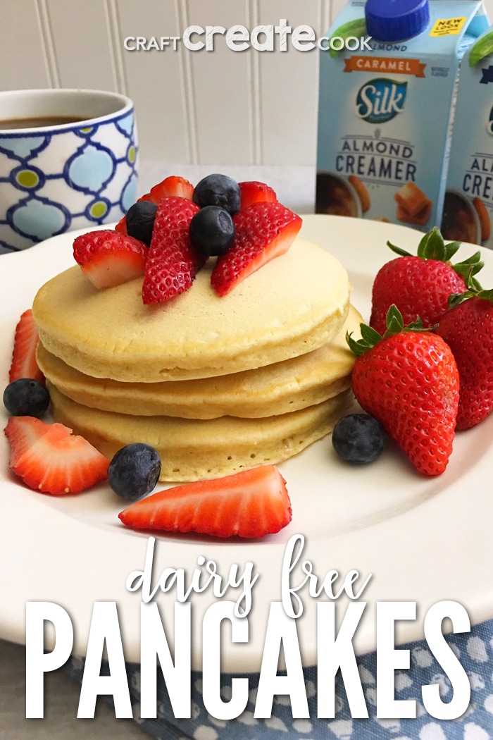 Our delicious Light and Fluffy Dairy Free Pancakes are a great way to start your morning.