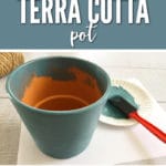 This DIY Shabby Chic Terra Cotta Pot is sure to add lots of style to your space with little cost.