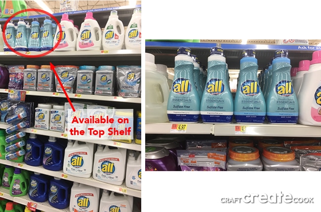 laundry detergent available at walmart