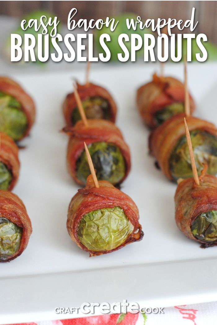 Keto Friendly bacon wrapped brussels sprouts are easy and delicious!