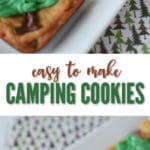 Decorate traditional cookies to make these adorable camping cookies!