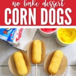 These Dessert Corn Dogs on a Stick are the perfect quick and easy treat.