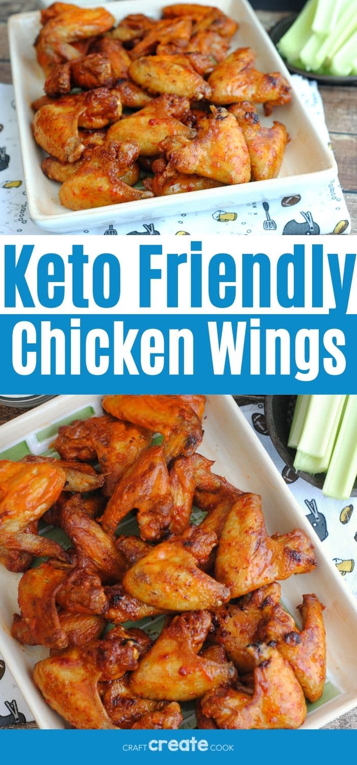 Best Ever Buffalo Keto Chicken Wings Recipe Craft Create Cook