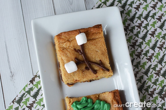Decorate traditional cookies to make these adorable camping cookies!