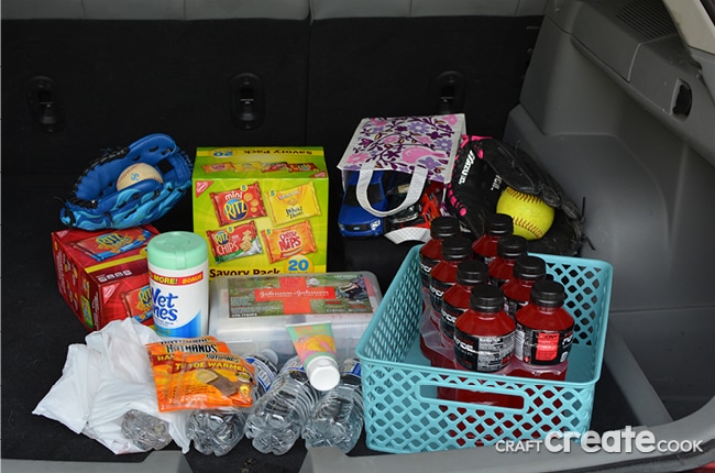 10 Things Every Baseball and Softball Parent Needs to pack in their vehicle for a successful sideline season.