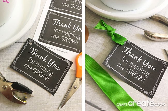 Try our Easy to Make Teacher's Gift with Free Printable because your child's teacher probably doesn't need anymore coffee mugs.