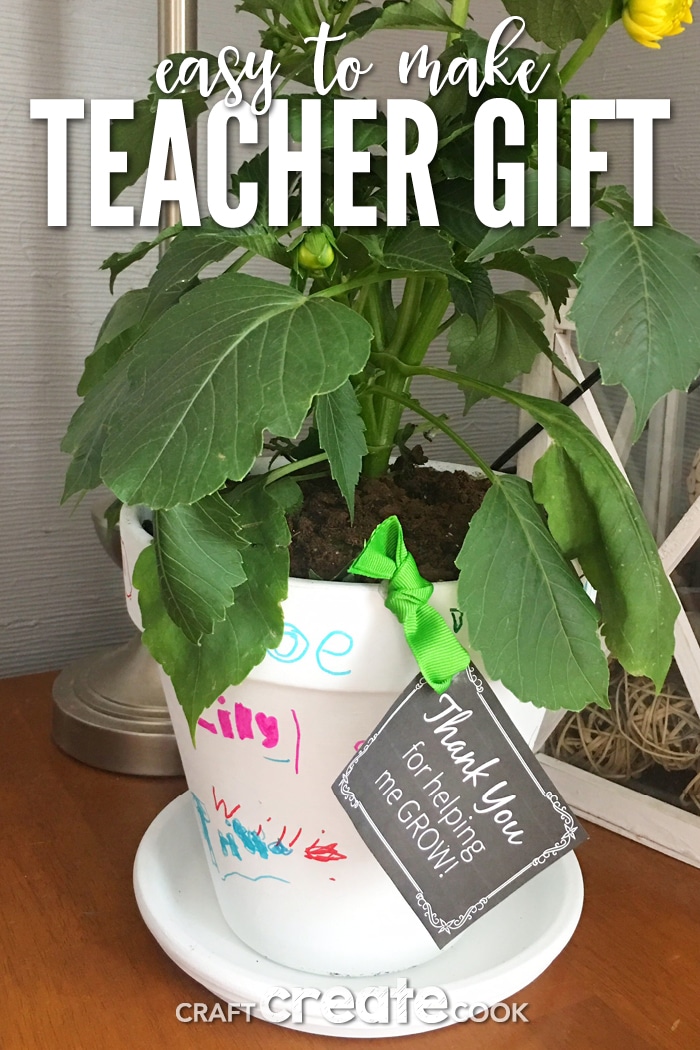 Try our Easy to Make Teacher's Gift with Free Printable because your child's teacher probably doesn't need anymore coffee mugs.