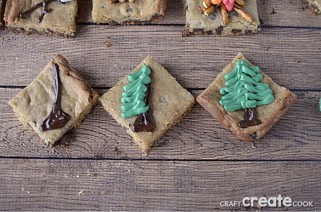 Decorate traditional cookies to make these adorable camping cookies!