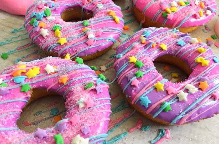 Make our Unicorn Cake Donuts and never buy another cake donut again when you see how fun and easy they are.