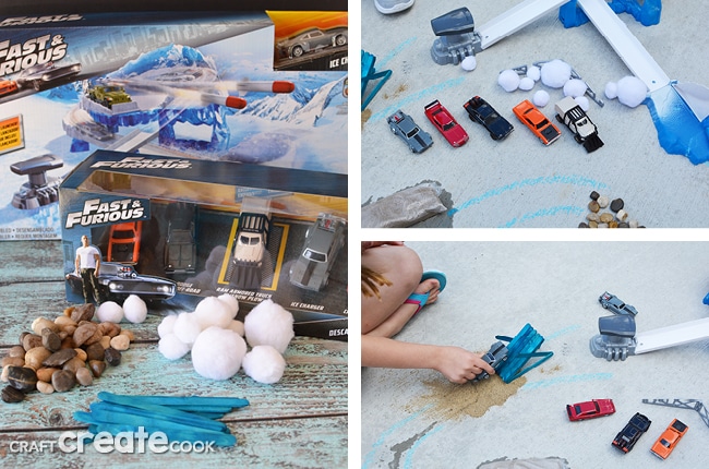 This DIY Racetrack for Toy Cars is perfect for the Fast & Furious fans in your home!