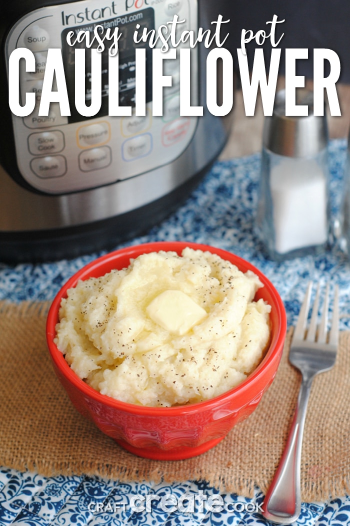 Keto Friendly Instant Pot Cauliflower is the perfect side dish for any meal! 