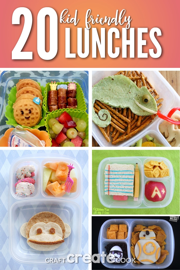 These 20 kid friendly bento lunch ideas are perfect for back to school!