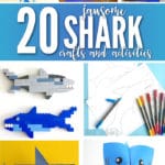 These 20 jawsome shark crafts and activities are perfect for shark week!