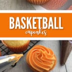 These Easy Basketball Cupcakes will make any sports Birthday party a ball.