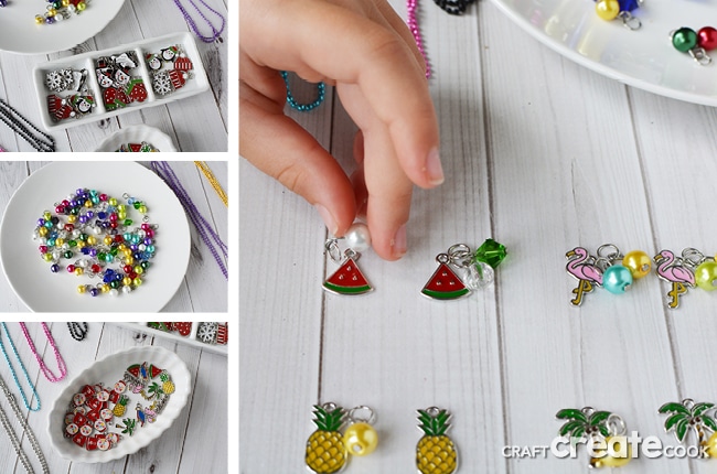 Kids craft ideas to sell can be hard to find, but these necklaces are perfect for turning a fundraising profit!