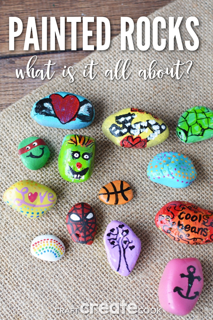 If you haven't seen painted rocks hidden in your neck of the woods, it's time to get on the bandwagon. 