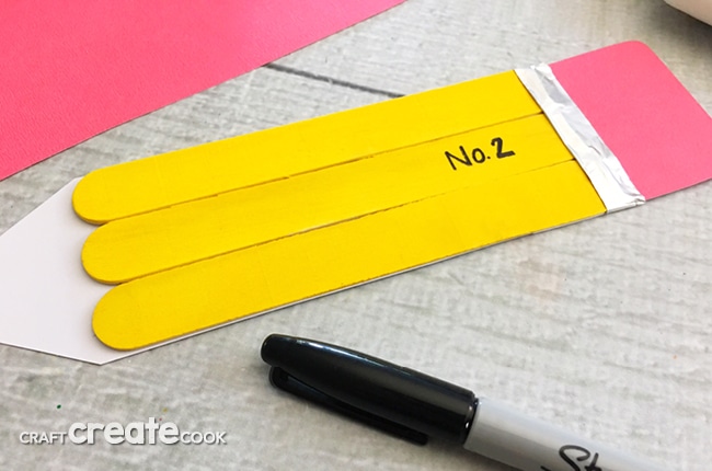 Our Popsicle Stick Pencil Craft for Kids is a great craft to get your little ones excited about the school year!
