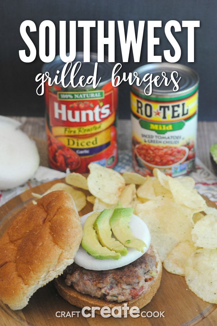 Southwest grilled burgers are the perfect twist on an American classic!