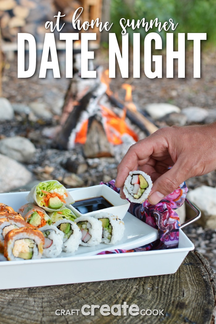 A low-key summer at home date night is just what you and your significant other need! This simple act can help you relax, reconnect and enjoy the quiet.