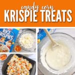 These Candy Corn Rice Krispies are a perfect way to turn already yummy Rice Krispie Treats into an amazing fall treat.
