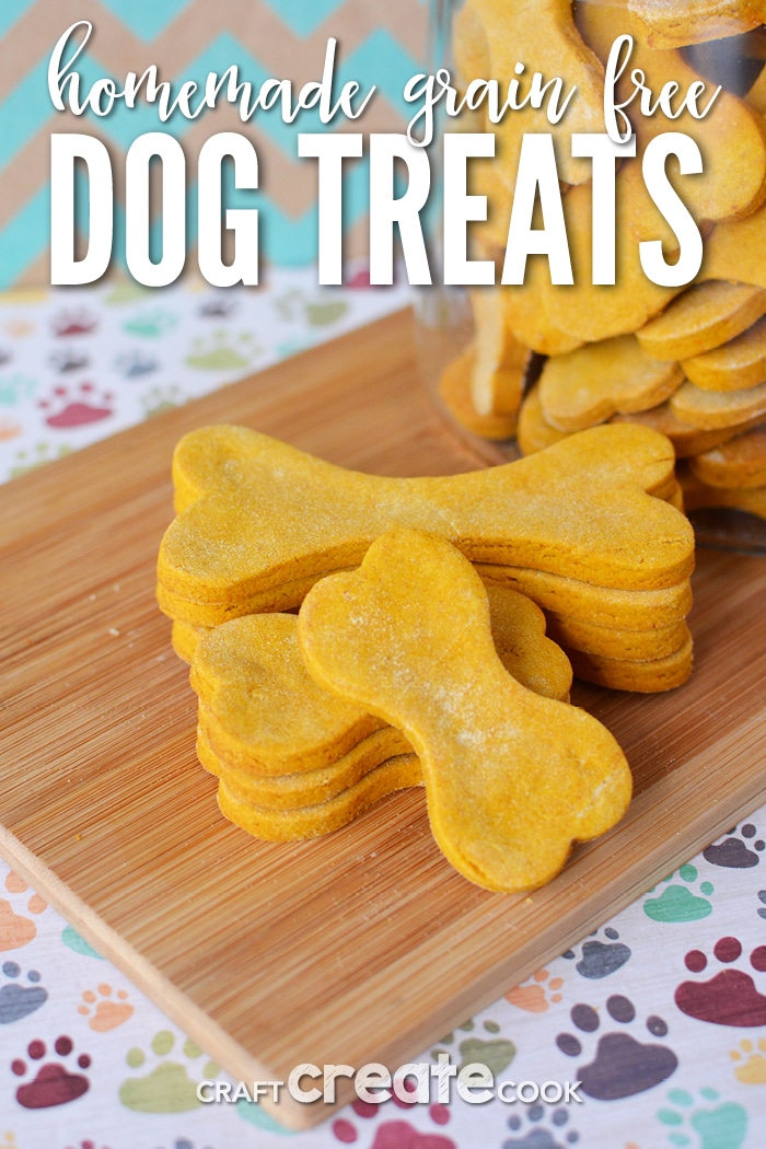 5 ingredient homemade grain free dog treats will be a big hit with your spoiled K9!