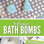 DIY Halloween bath bombs are inexpensive and fun to make and use!